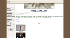 Desktop Screenshot of livinginthecross.net